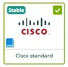 Cisco standard Plugin Pack card marked Stable and installed (green check), with its deployment guide icon