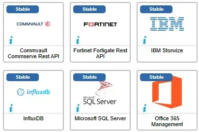 6 Centreon monitoring connectors fixed in October 2025: Commvault Commserve Rest API, Fortinet Fortigate Rest API, IBM Storwize, InfluxDB, Microsoft SQL Server and Office 365 Management