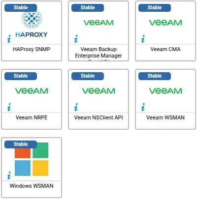 7 Centreon monitoring connectors enhanced in March 2026: HAProxy SNMP, Veeam Backup Enterprise Manager Rest API, Veeam CMA, Veeam NRPE, Veeam NSClient API, Veeam WSMAN, Windows WSMAN