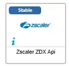 Zscaler ZDX Api monitoring connector card, marked Stable, affected by a breaking change in April 2026