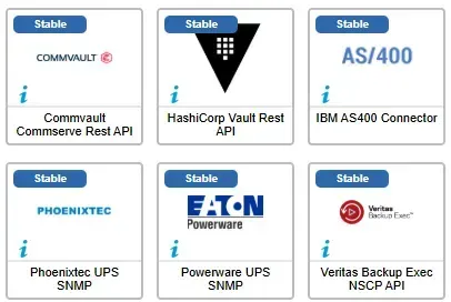 6 Centreon monitoring connectors fixed in June 2026: Commvault Commserve Rest API, HashiCorp Vault Rest API, IBM AS400, Phoenixtec UPS SNMP, Powerware UPS SNMP, Veritas Backup Exec NSCP API