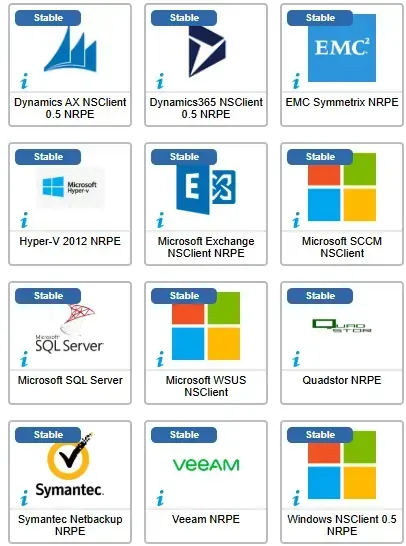 Les 12 connecteurs NRPE et NSClient concernés par un changement impactant en juin 2026, dont Dynamics, EMC Symmetrix, Hyper-V 2012, Exchange, SQL Server, Veeam et Windows NSClient 0.5