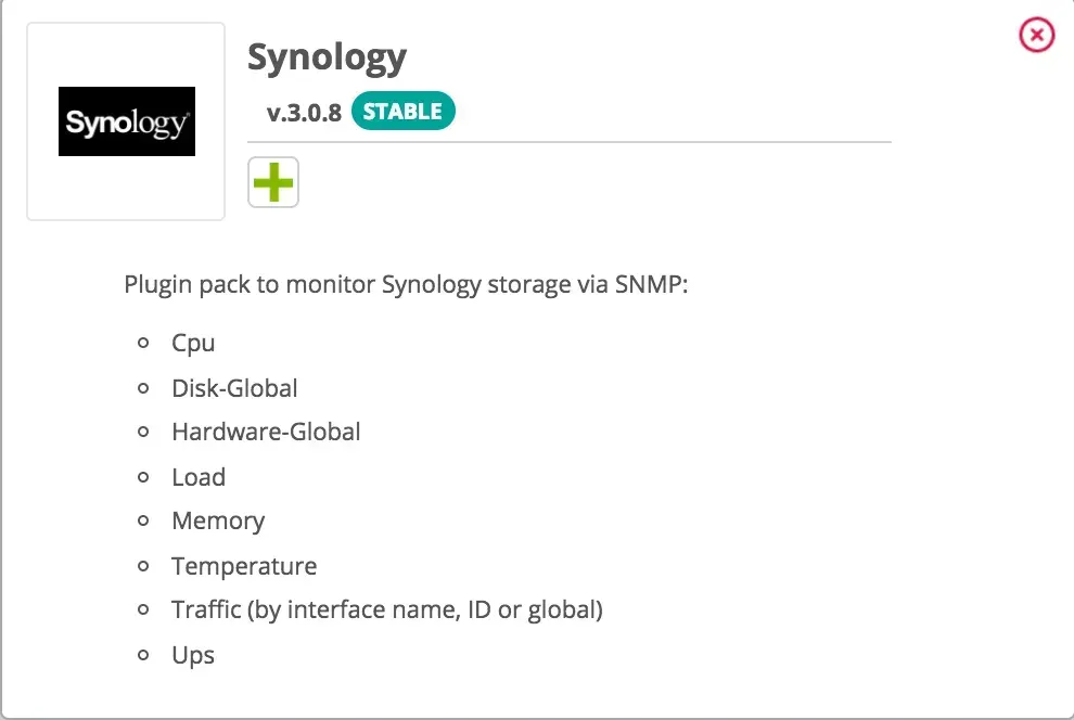 Monitor your Synology NAS instantly!