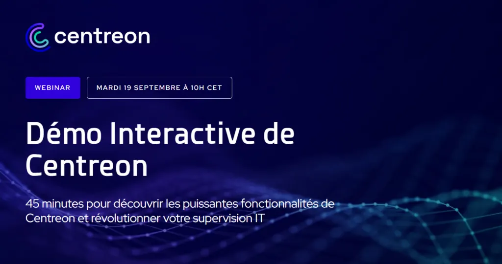Démo interactive de Centreon