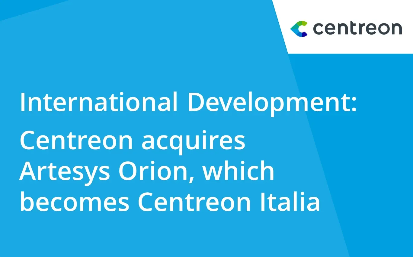 Centreon acquires Artesys Orion, which becomes Centreon Italia