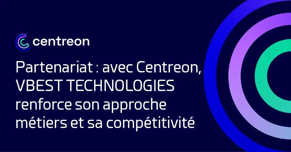 Partenariat : spécialiste de l’intégration des solutions TIC en Côte d’Ivoire, VBEST TECHNOLOGIES choisit Centreon pour renforcer son approche métiers et sa compétitivité.
